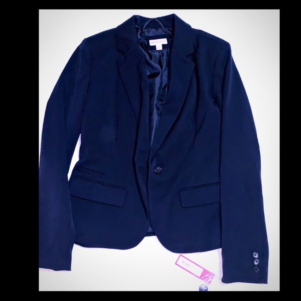 Merona blue blazer sz 8